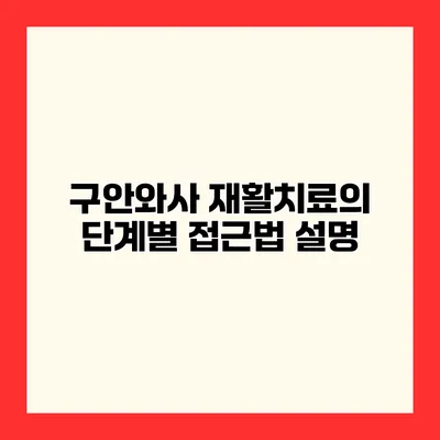 구안와사 재활치료의 단계별 접근법 설명