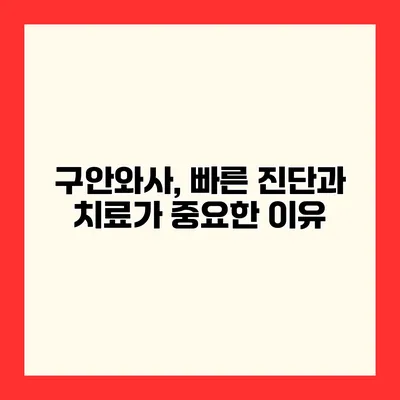 구안와사, 빠른 진단과 치료가 중요한 이유