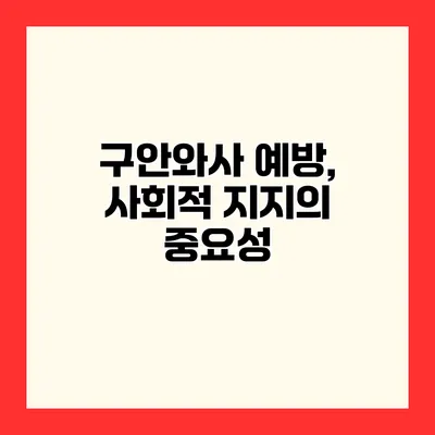 구안와사 예방, 사회적 지지의 중요성