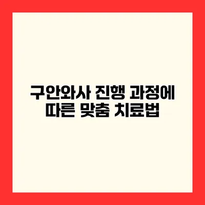 구안와사 진행 과정에 따른 맞춤 치료법