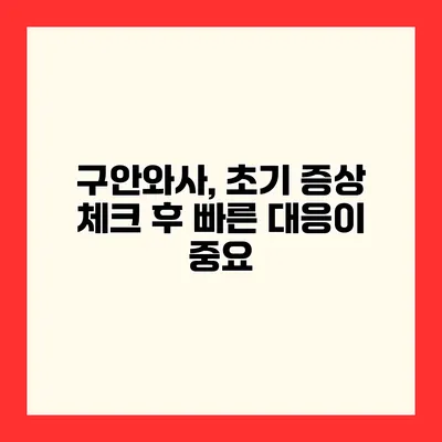 구안와사, 초기 증상 체크 후 빠른 대응이 중요