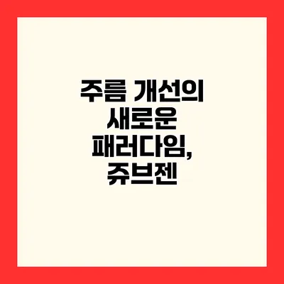 주름 개선의 새로운 패러다임, 쥬브젠