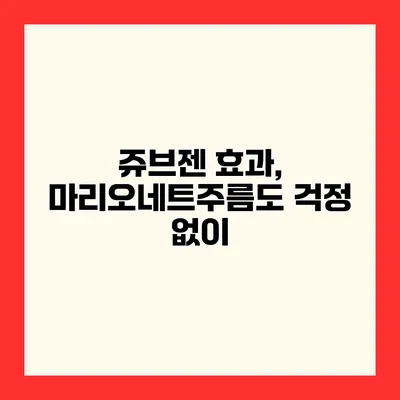 쥬브젠 효과, 마리오네트주름도 걱정 없이
