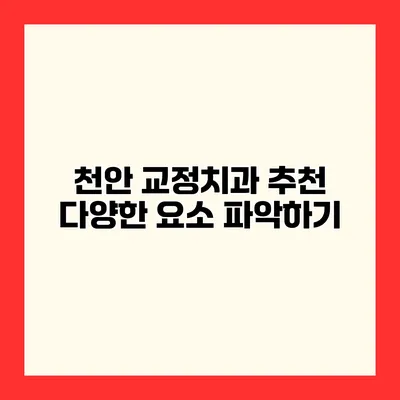 천안 교정치과 추천 다양한 요소 파악하기