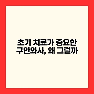 초기 치료가 중요한 구안와사, 왜 그럴까?